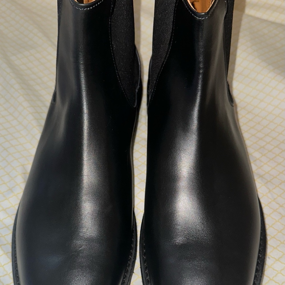 Allen Edmonds Tate Chelsea Boots — Size 12, Black, New with Cloth Bag